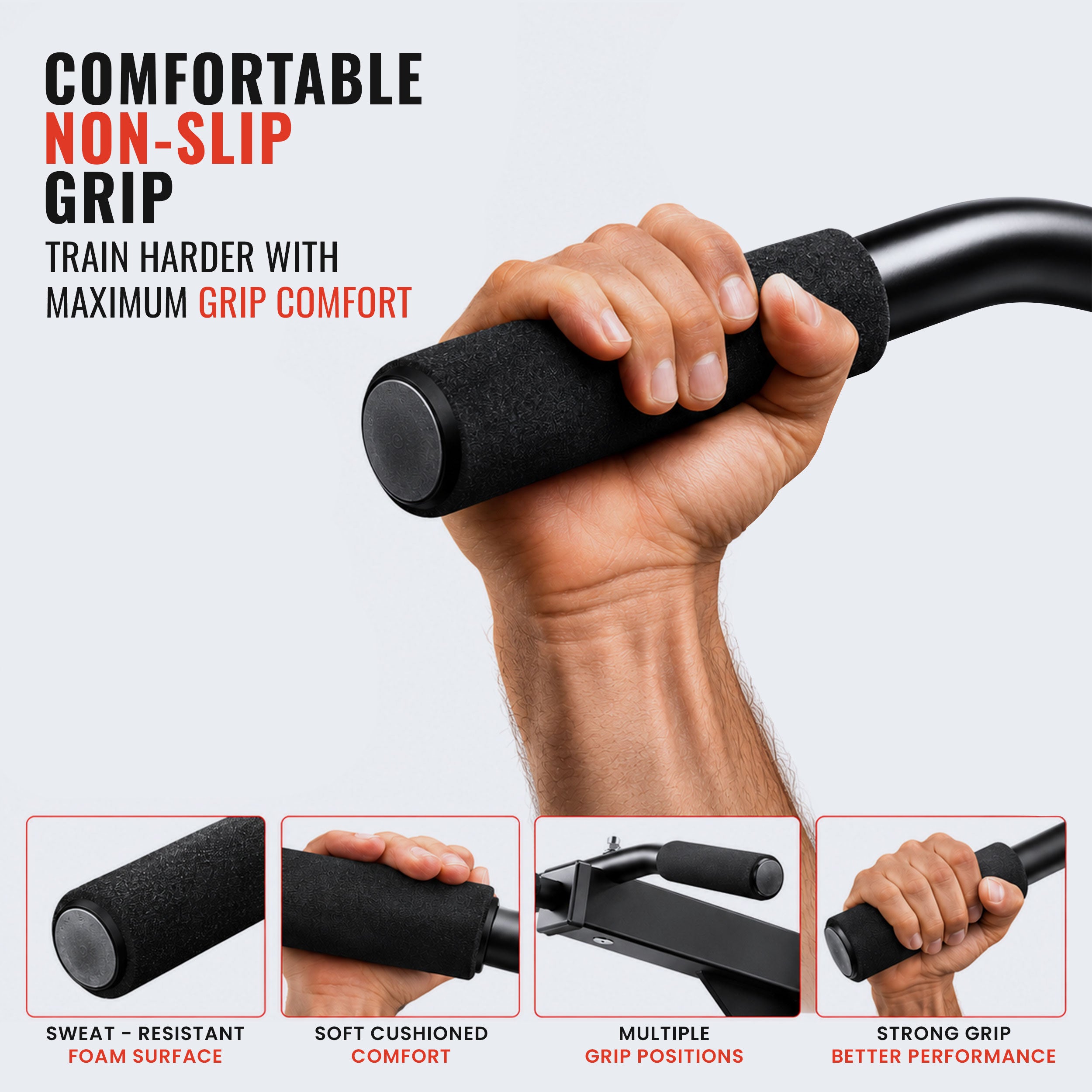 200 Kg Wall Mount Pull-Up Bar