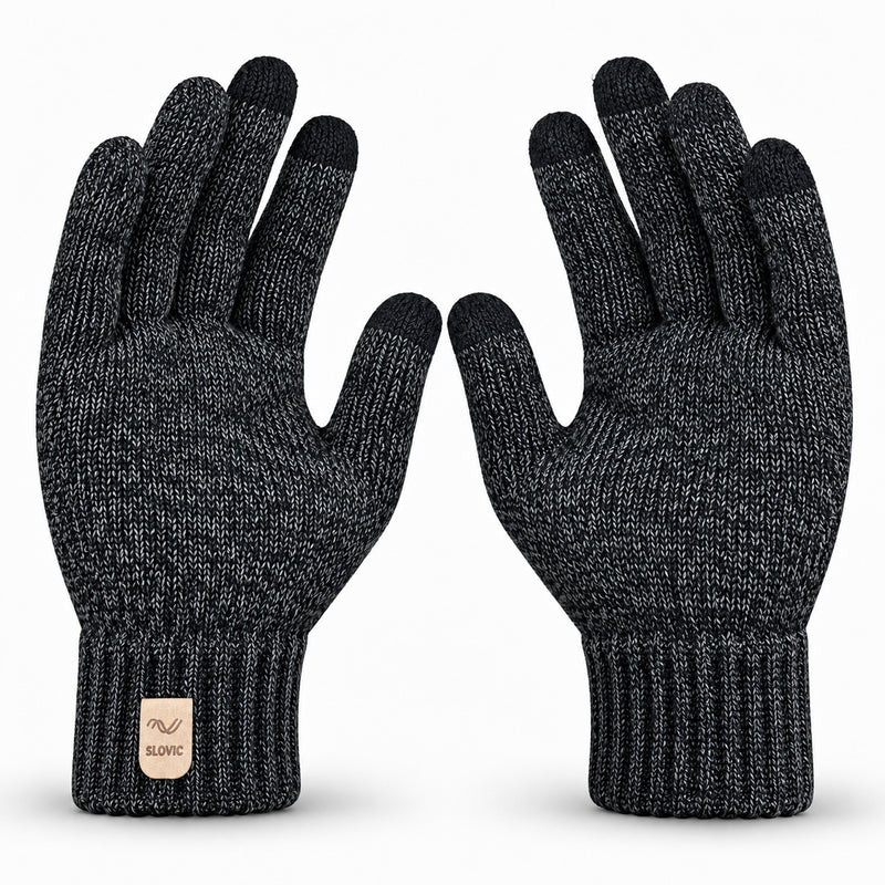 Premium Winter Gloves for Men & Women - Black