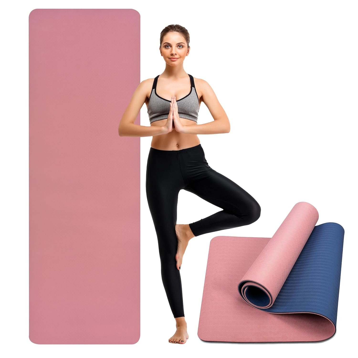 Slovic Yoga Mats For Women (6mm TPE)