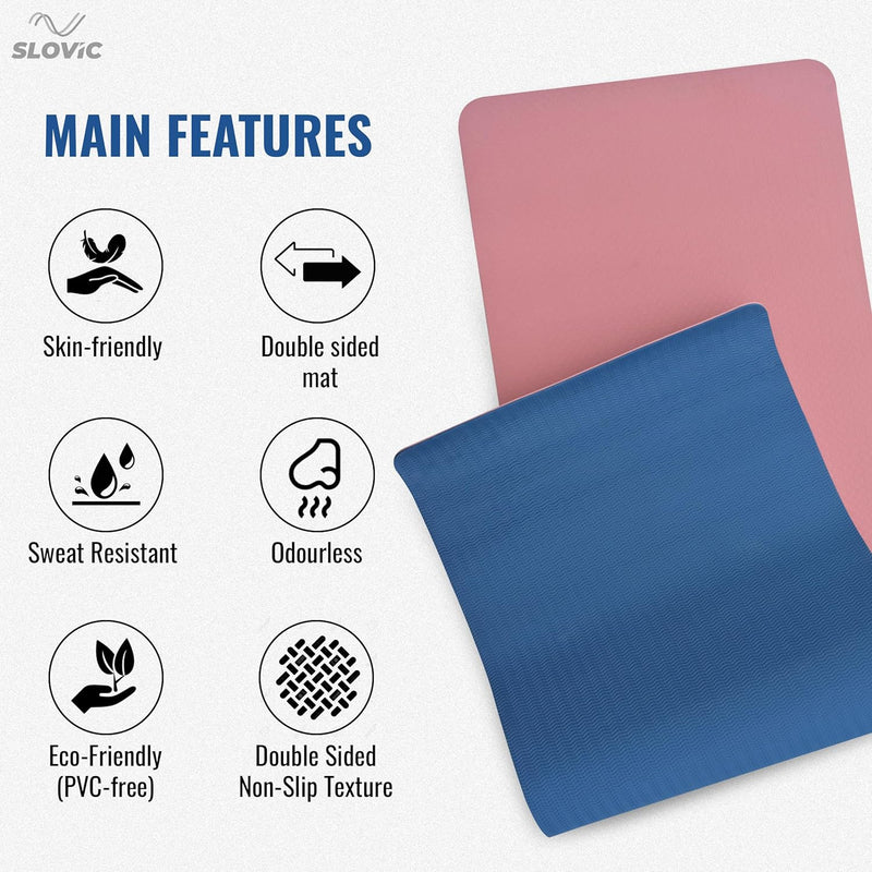 Yoga Mats For Women (6mm TPE)