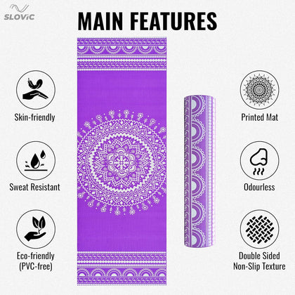 Yoga Mats For Women (Purple)