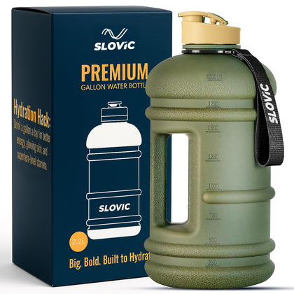 2.2L Gallon Bottle | Motivational Time Marks