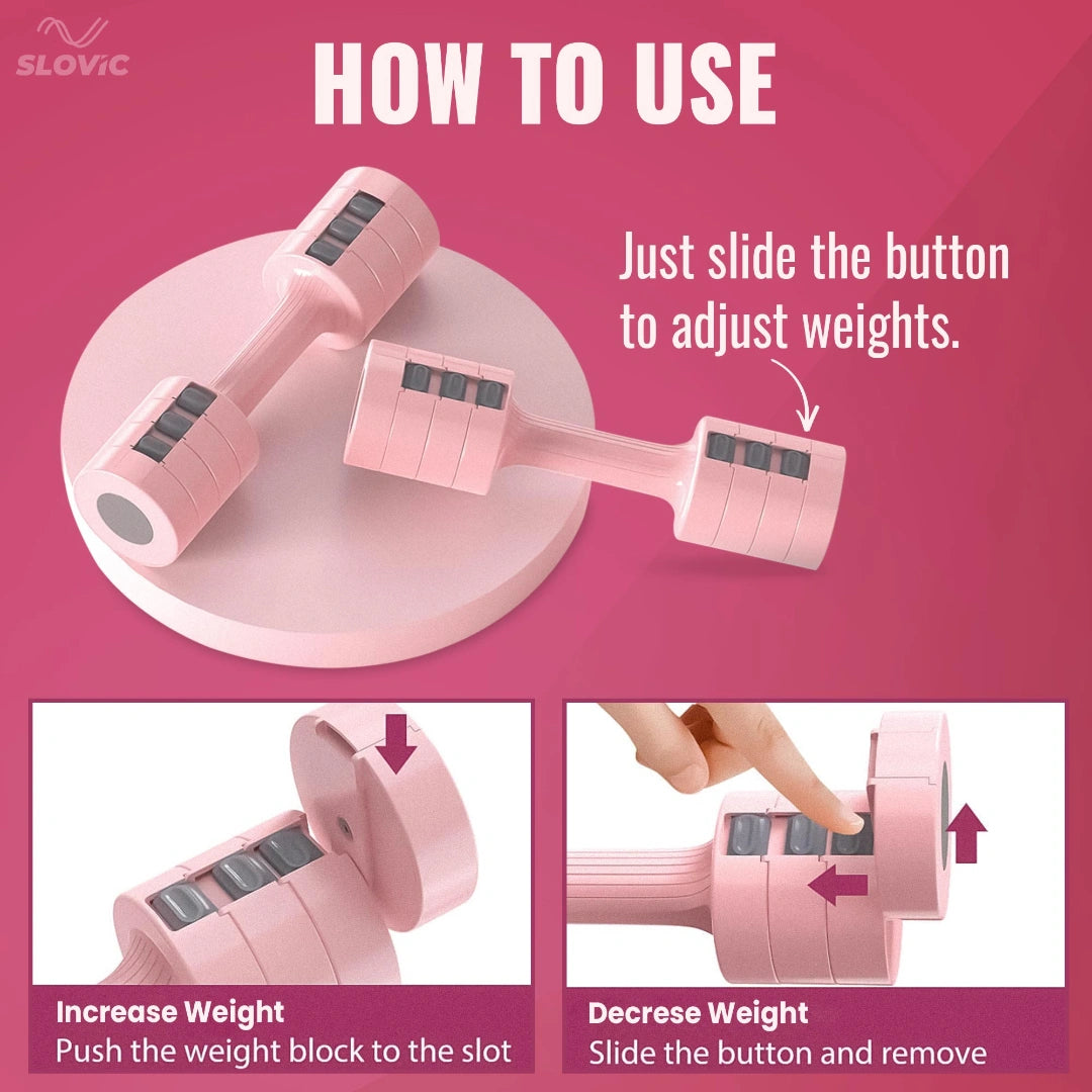 ABS Adjustable Dumbbell - 2.5kg Pair