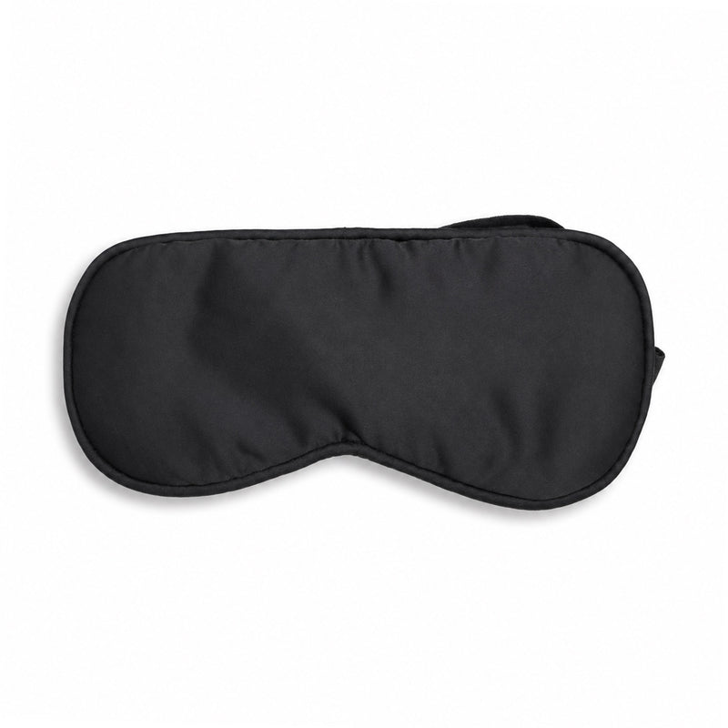 Eye Mask - Black -Soft Sleeping Mask for Relaxation, Travel & Rest