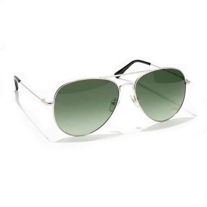 UV Protected Aviator Sunglasses- Green