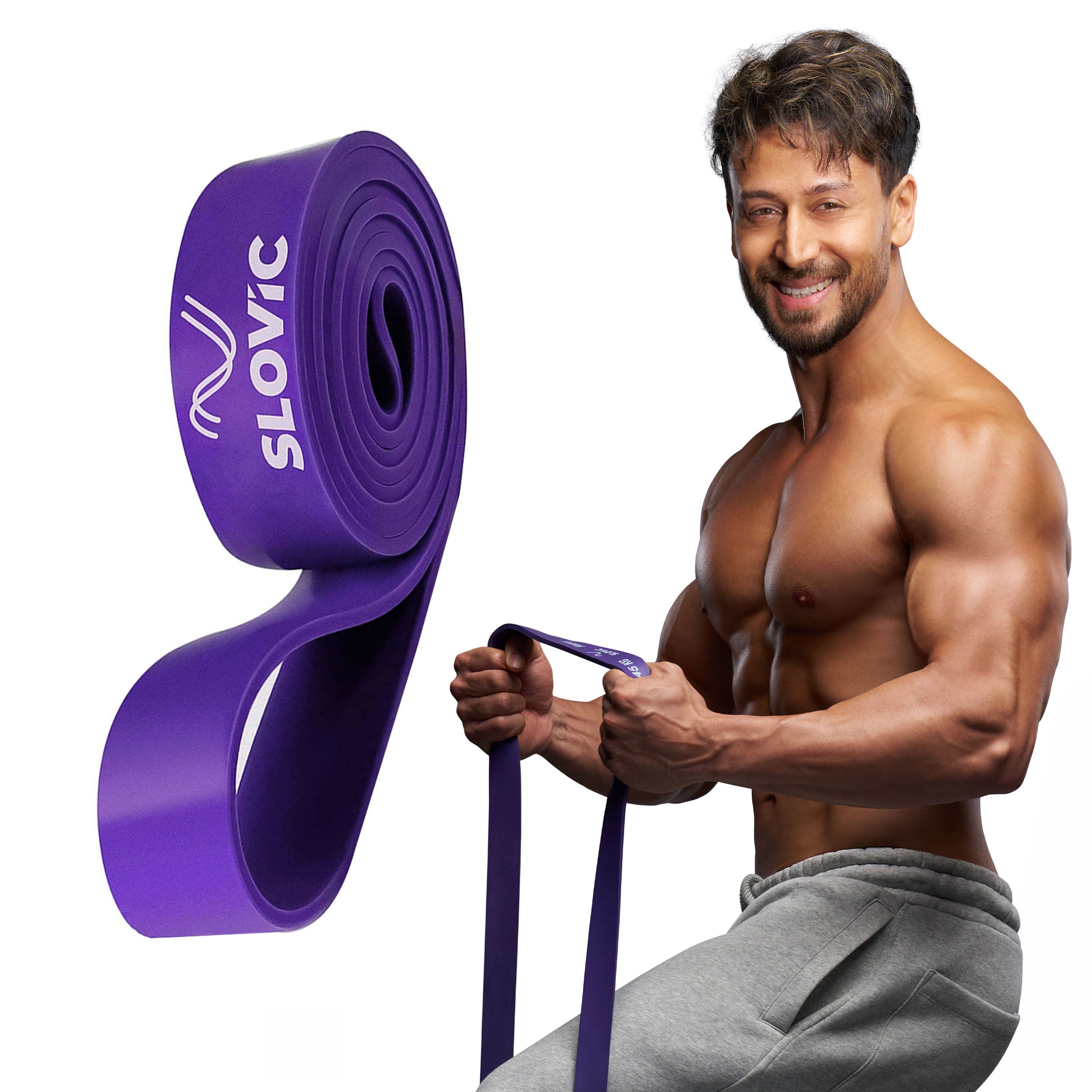30–40 kg Resistance Band (Heavy) | Heavy-Duty Natural Latex Band