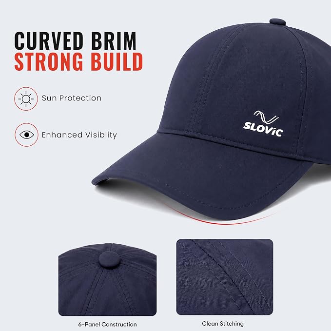 Baseball Cap for Men & Women | Adjustable Sports Cap | Blue