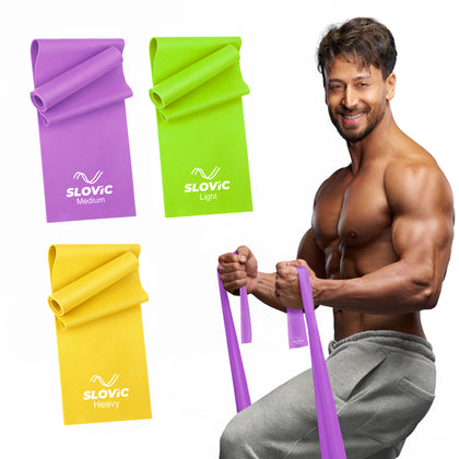 Full-Body & Recovery Thera Band Set of 3 – Light, Medium & Heavy Resistance