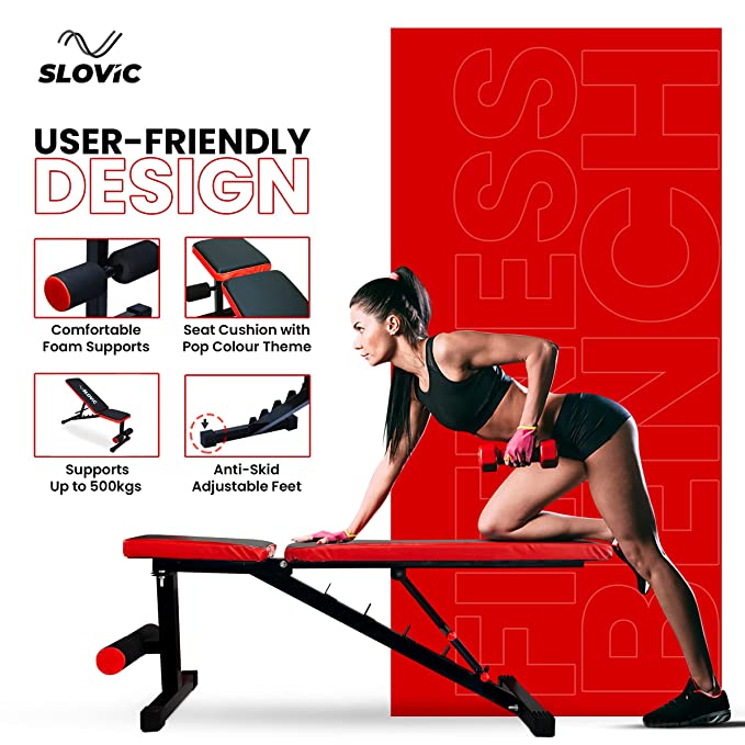 Slovic Fitness Bench for Home Gym