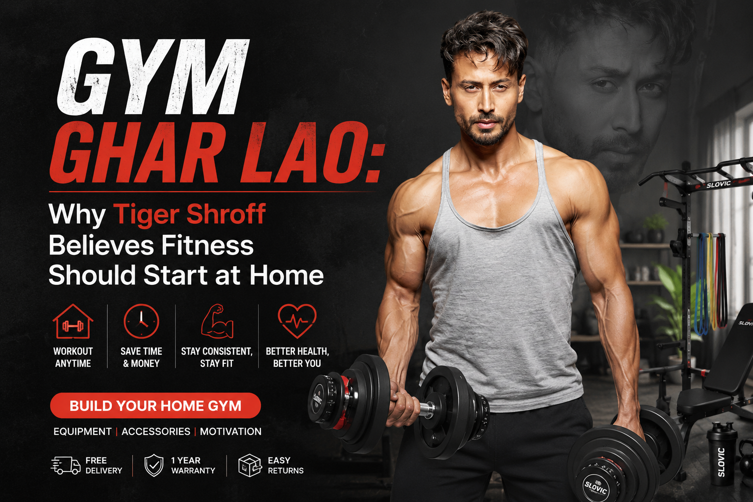 Gym Ghar Lao: Why Tiger Shroff Believes Fitness Should Start at Home