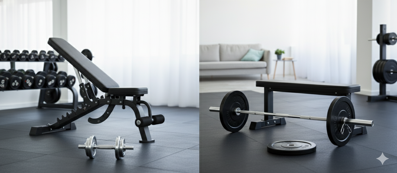 Adjustable vs. Flat Fitness Bench: Which One’s Perfect for Your Home Gym?
