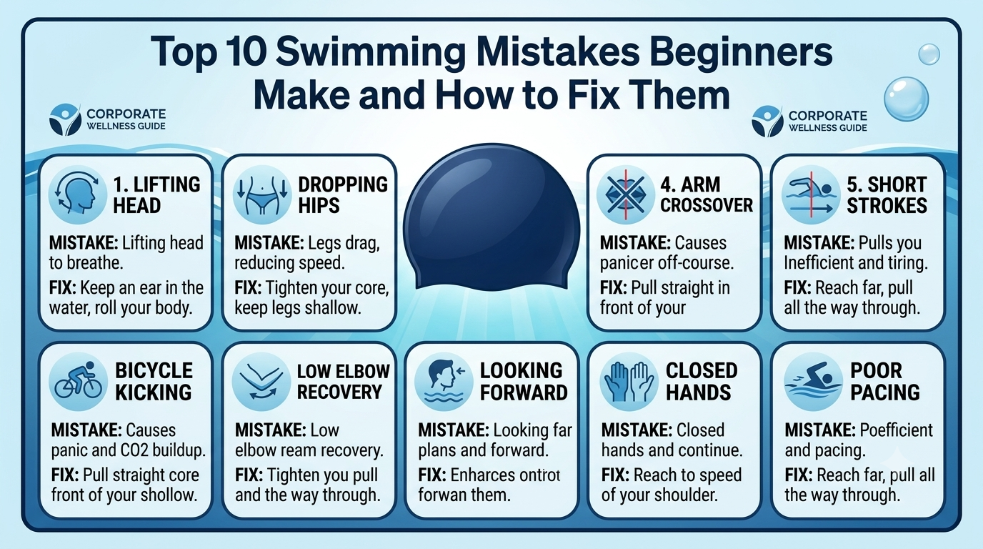 Top 10 Swimming Mistakes Beginners Make and How to Fix Them