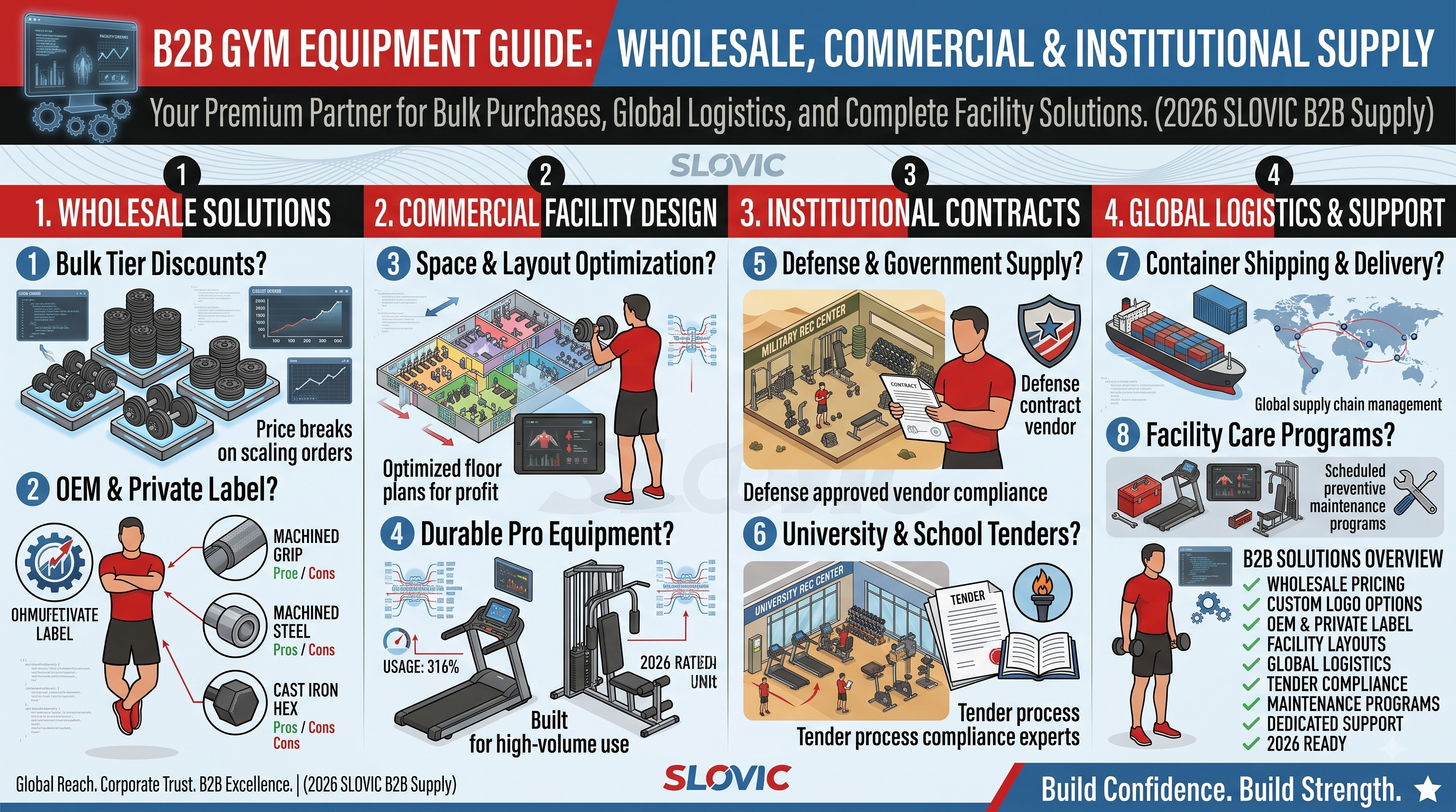 B2B Gym Equipment Guide: Wholesale, Commercial & Institutional Supply
