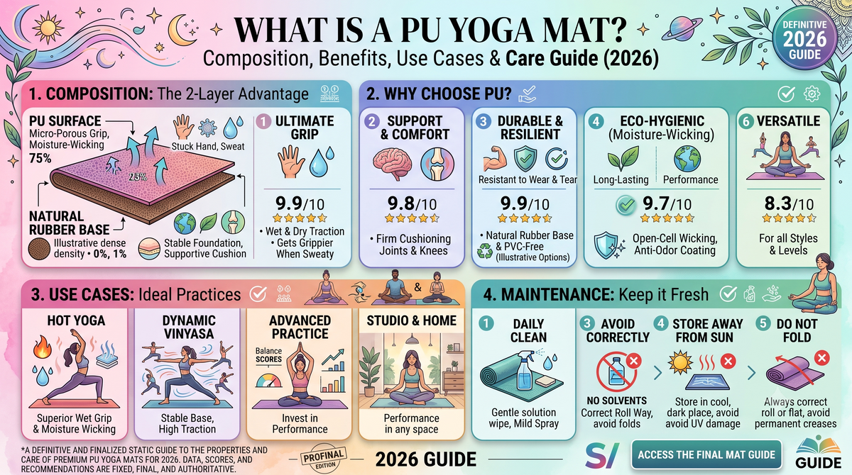 What Is a PU Yoga Mat? Composition, Benefits, Use Cases & Care Guide (2026)