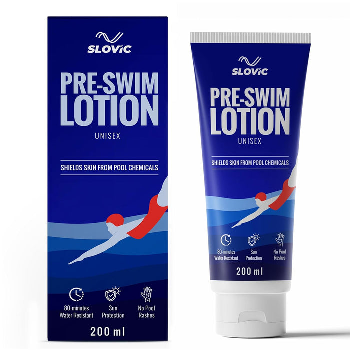 SLOVIC Pre Swim Lotion for Kids 200ml - Apply Before Swimming