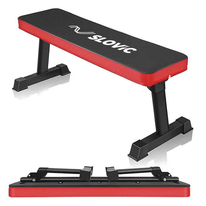 Slovic Flat Gym Bench for Home Capacity:300 KG