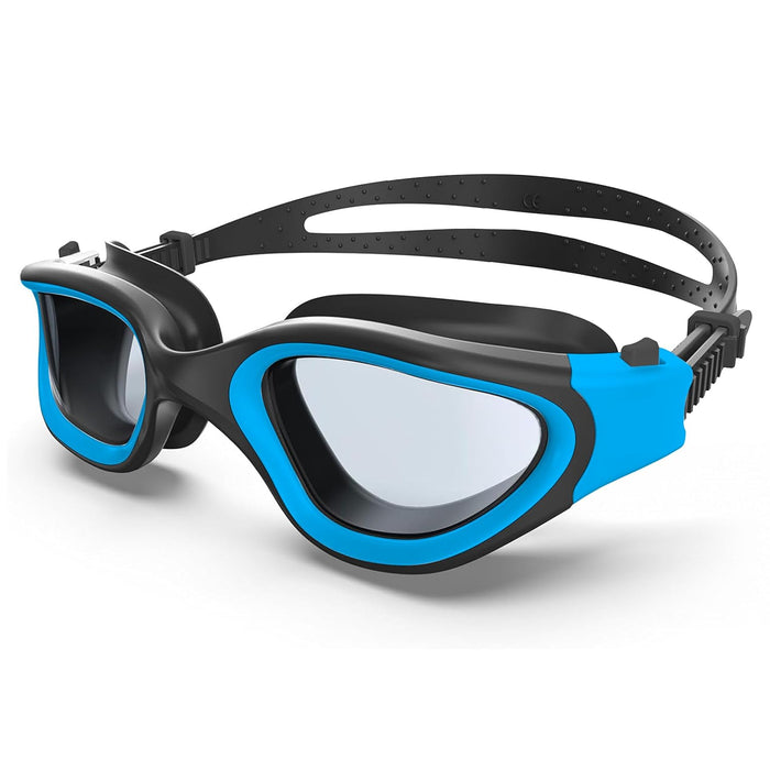 SLOVIC Swimming Goggles | Adult | Unisex | Anti-Fog & UV Protected Swimming Glasses (Aqua Blue)