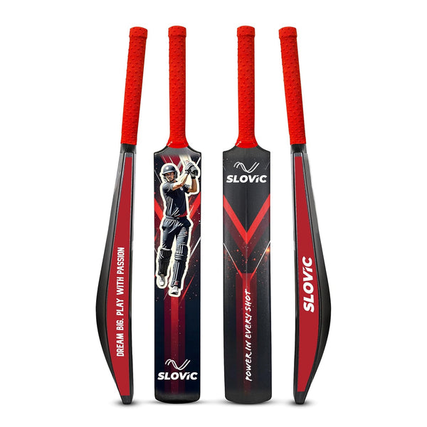 Slovic Cricket Bat | 81 x 10 CM | Lightweight Fiber Bat for Cricket kit