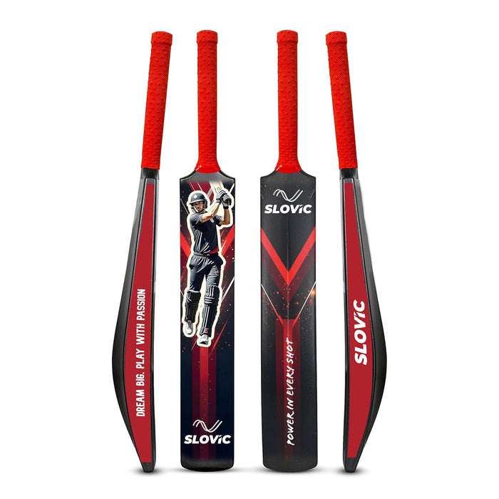 Slovic Cricket Bat | 81 x 10 CM | Lightweight Fiber Bat for Cricket kit