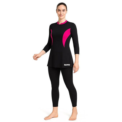 Women’s One-Piece – Quick-Dry, Stretchy, Full Coverage. S–XXL