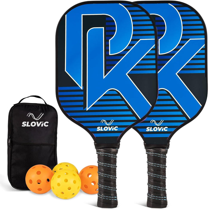 Slovic Pickleball Fiberglass Racket Set