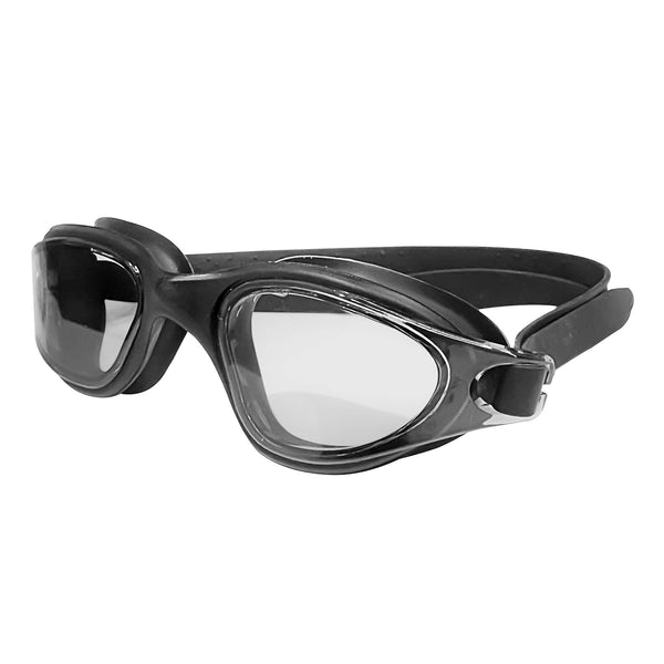 Essential Swimming Goggles for Men – Anti-Fog, UV Protection, Easy-Adjust & Tangle-Free (Black)