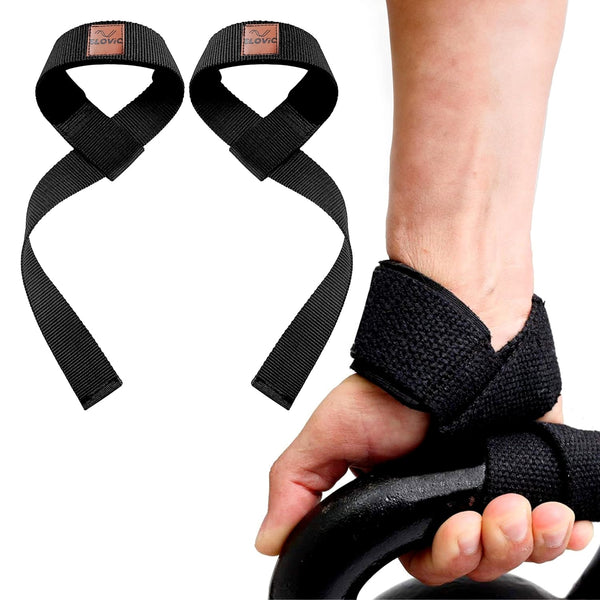 Weight Lifting Straps – Padded Non-Slip Wrist Support