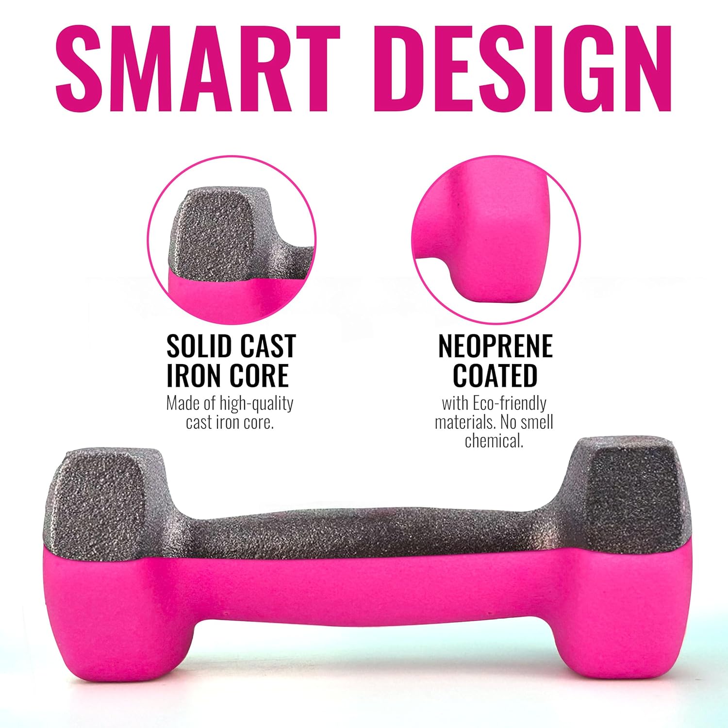 1 kg Neoprene Dumbbell Set (Pair)
