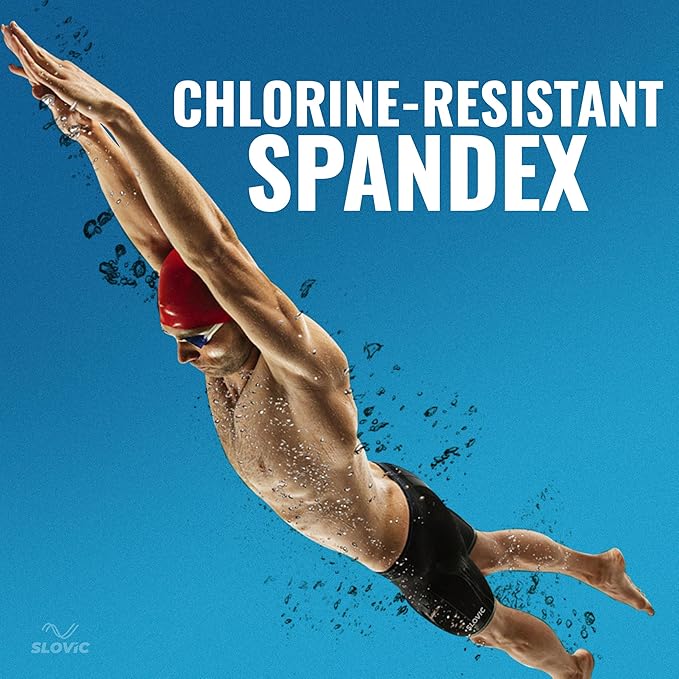 SLOVIC Swimming Shorts for Men | Adjustable, Breathable, Quick Drying Shorts