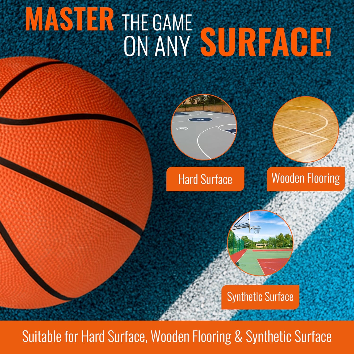 Outdoor Basketball | Professional Basket-Ball for Indoor-Outdoor Training