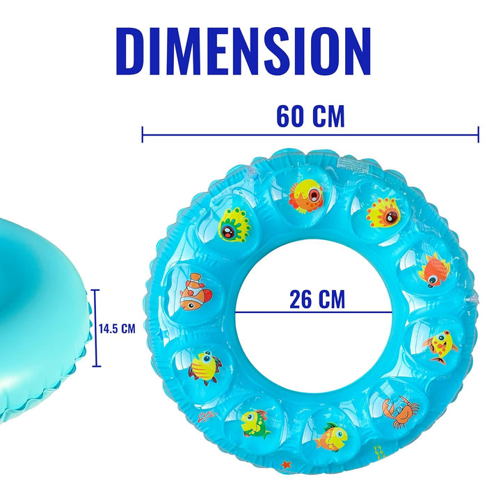 Slovic Swimming Tube for Kids | Anti-Flip & Safe Swimming Pool Ring