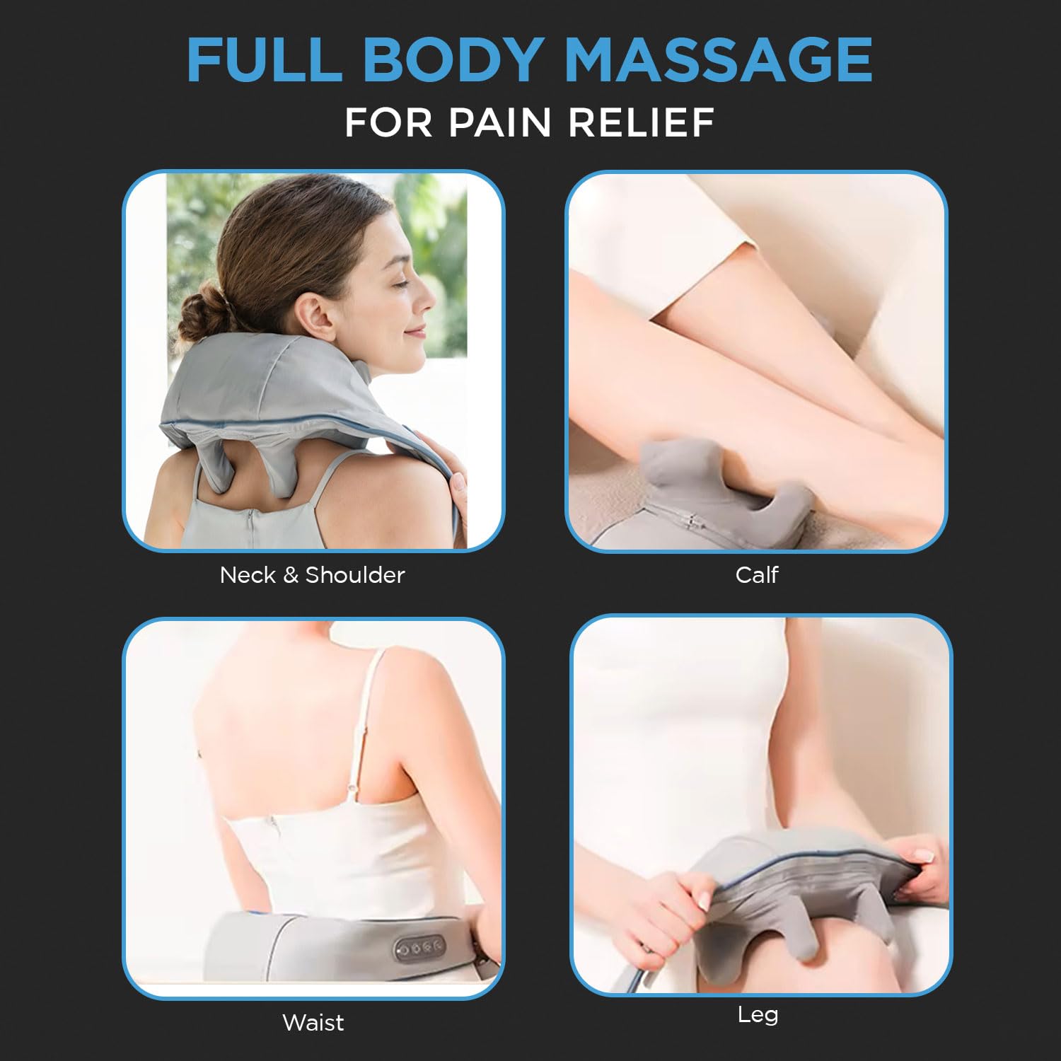 Neck Massager for Cervical Pain | Cervical Massager | Shoulder Massage for Pain Relief with Heating