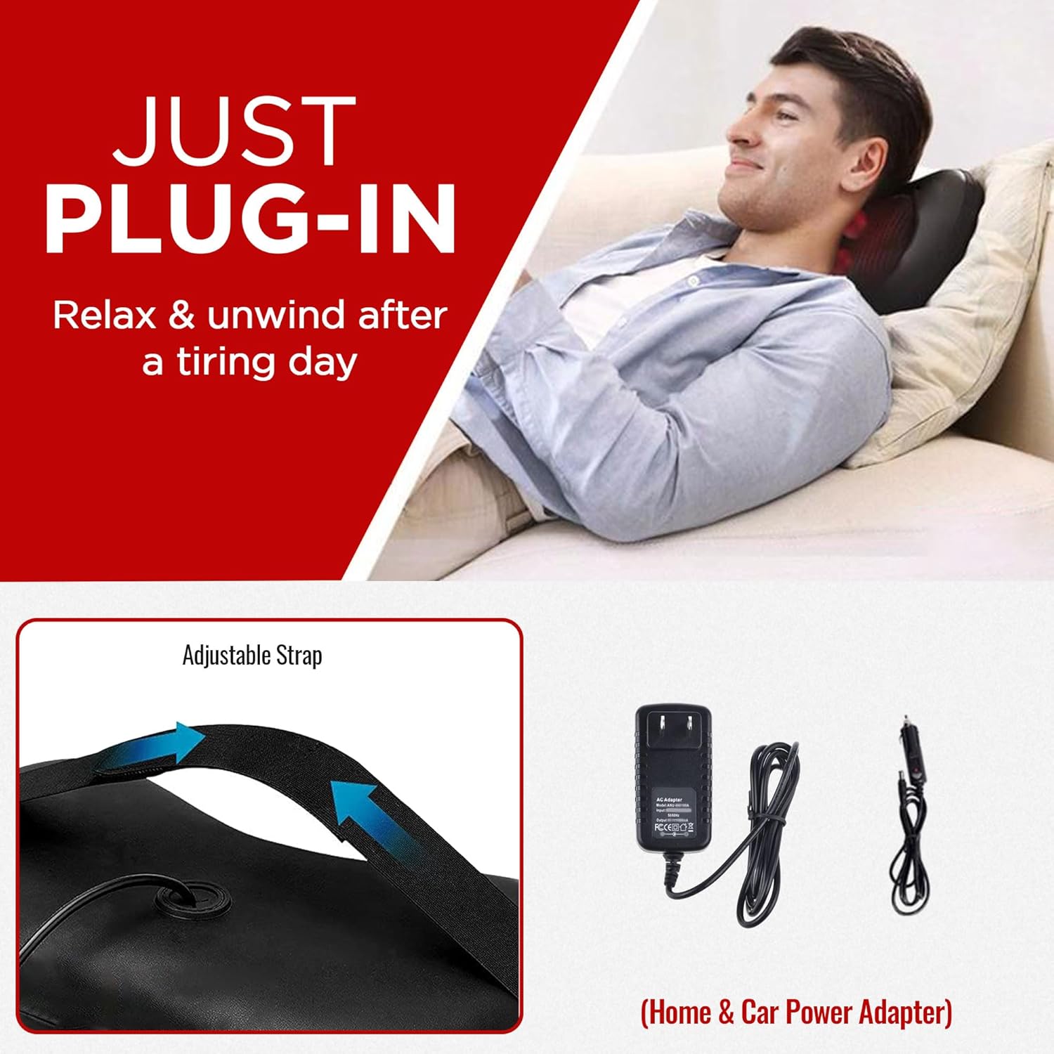 Neck Massager | Electric Shiatsu Cushion