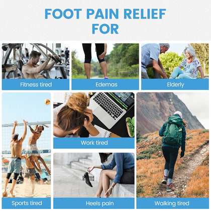 Foot Massager Machine for Pain Relief | Feet Massager for Blood Circulation | 4 Massage Modes
