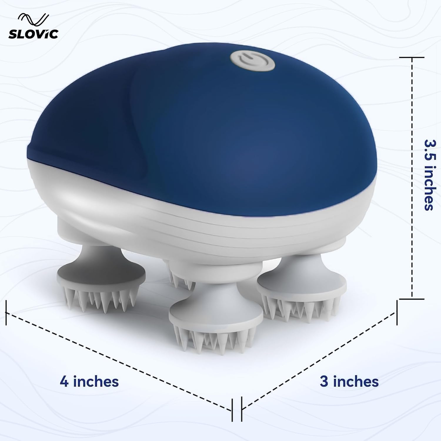 Premium Scalp Massage Machine for Hair Growth, Stress Relief & Relaxation | Portable & Rechargeable