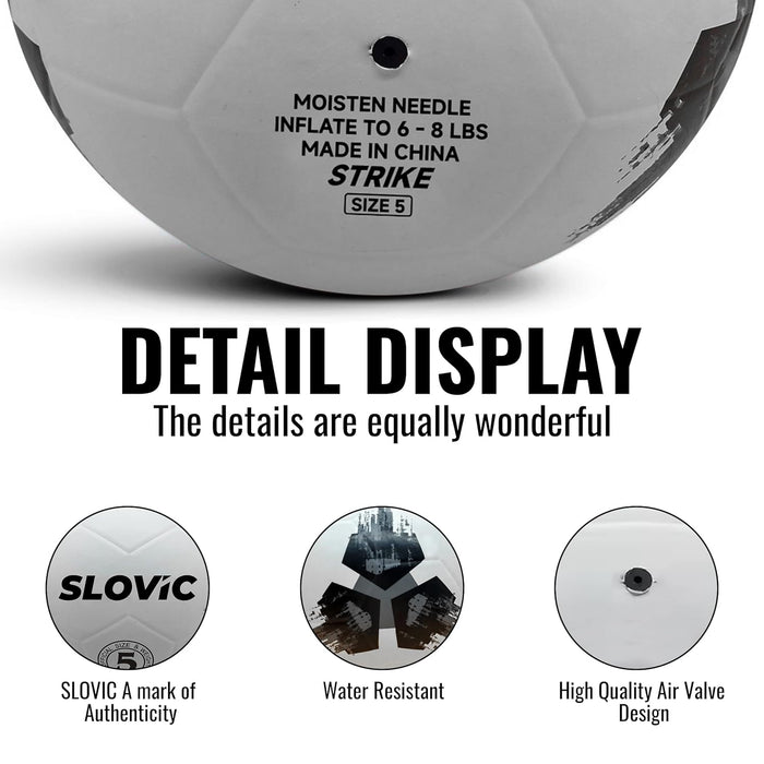 SLOVIC Professional Football Ideal for Grass Ground & Artificial Turf