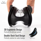 Essential Swimming Goggles for Men – Anti-Fog, UV Protection, Easy-Adjust & Tangle-Free (Black)