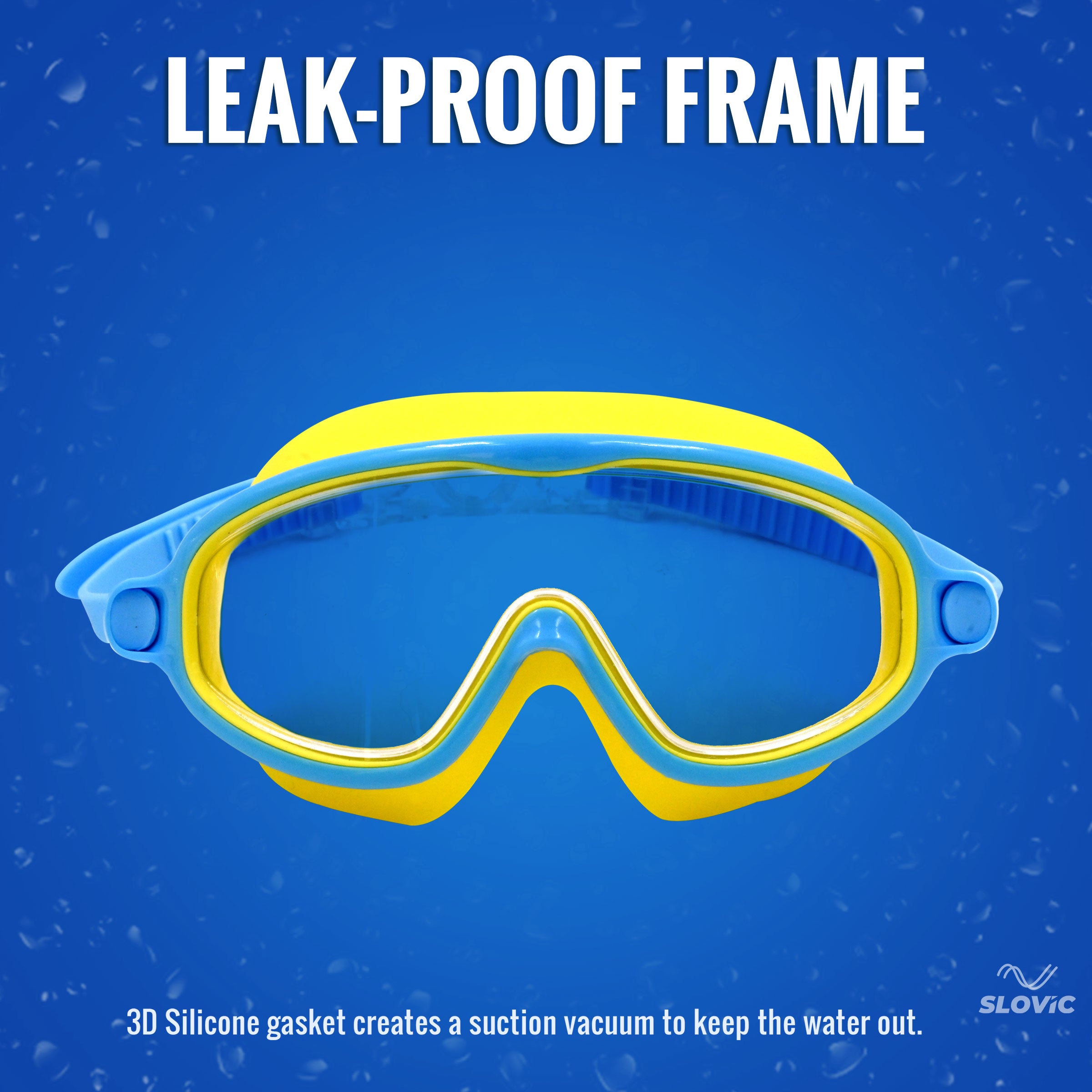 Bear Swimming Combo For Boys – Silicone Cap + Goggles | Anti-Chlorine, Tear-Resist