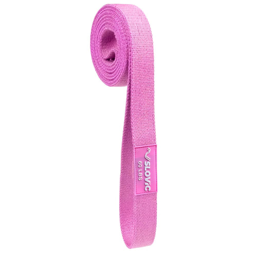 SLOVIC Long Fabric Resistance Bands Medium Resistance - Pink 60LB