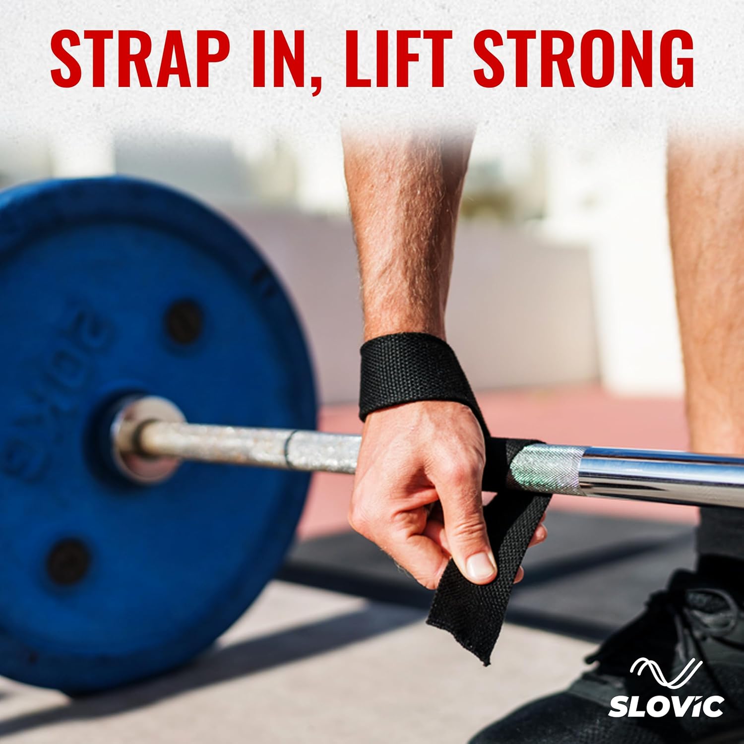 Weight Lifting Straps – Padded Non-Slip Wrist Support