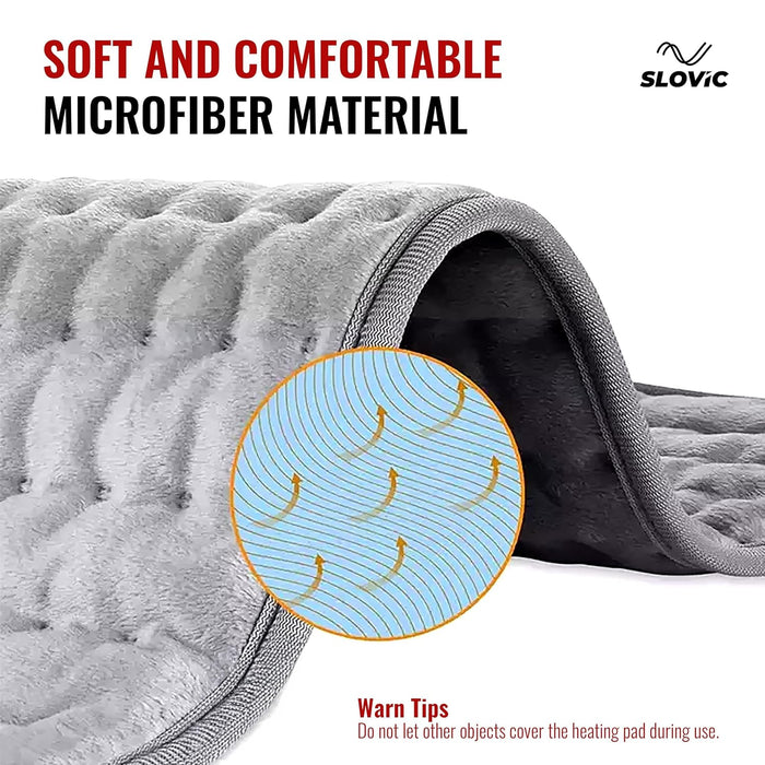 Slovic Electric Heating Pad for Pain Relief