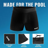 Swimming Shorts for Men – Quick‑Dry, Poly Spandex, Adjustable Drawstring, 4‑Way Stretch
