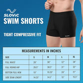 Swimming Shorts for Men – Quick‑Dry, Poly Spandex, Adjustable Drawstring, 4‑Way Stretch
