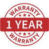 1 Year Warranty 
On Pull Up Bar