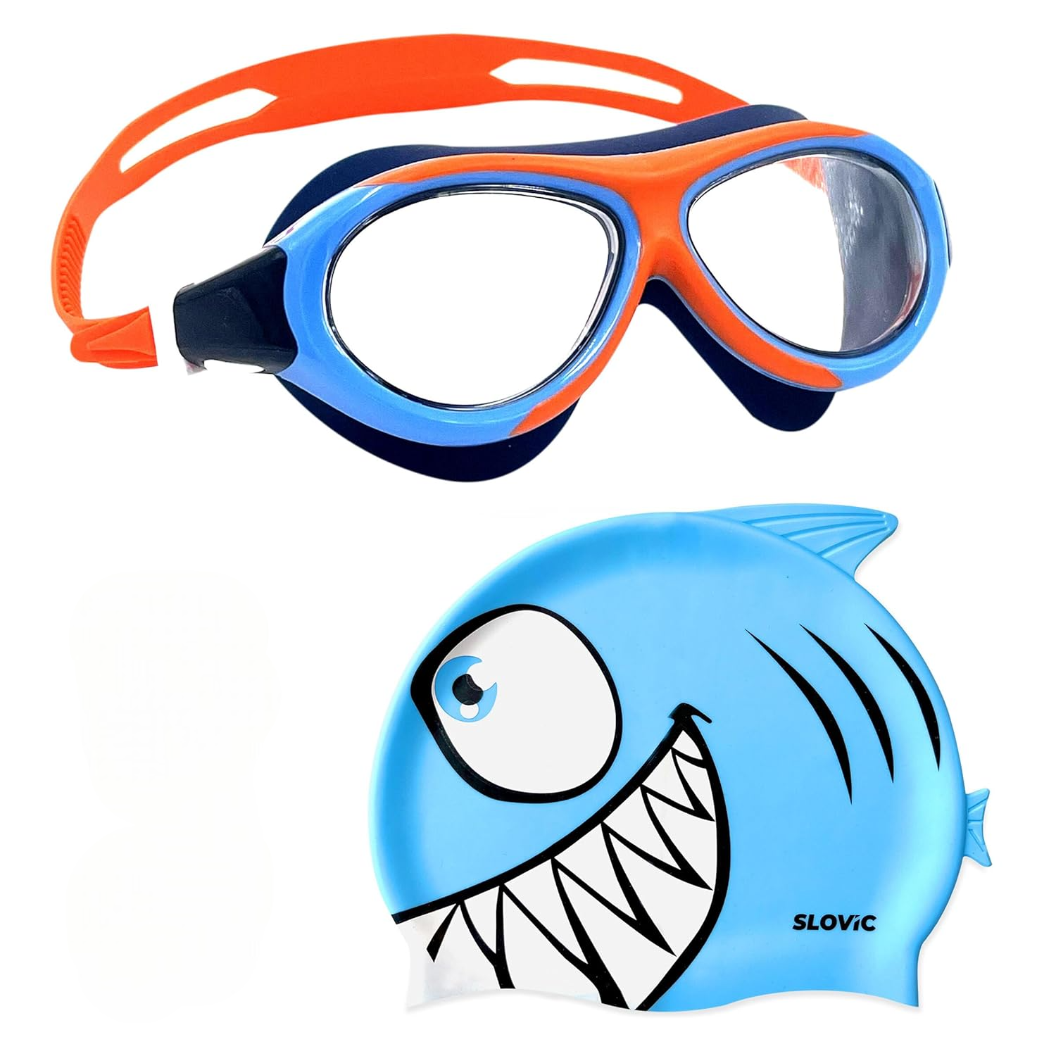 Kids Swimming Goggles & Cap