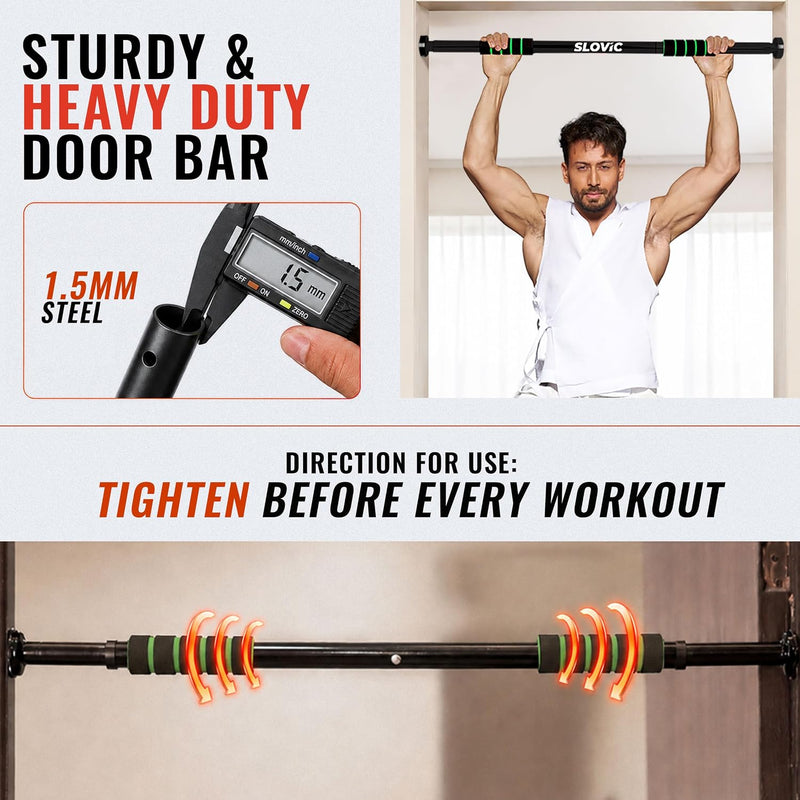 100 Kg Adjustable No Screw Pull Up Bar (62-100CM)