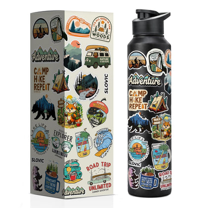 Steel Water Bottle 1L | BPA Free Leak-Proof Sipper Bottle