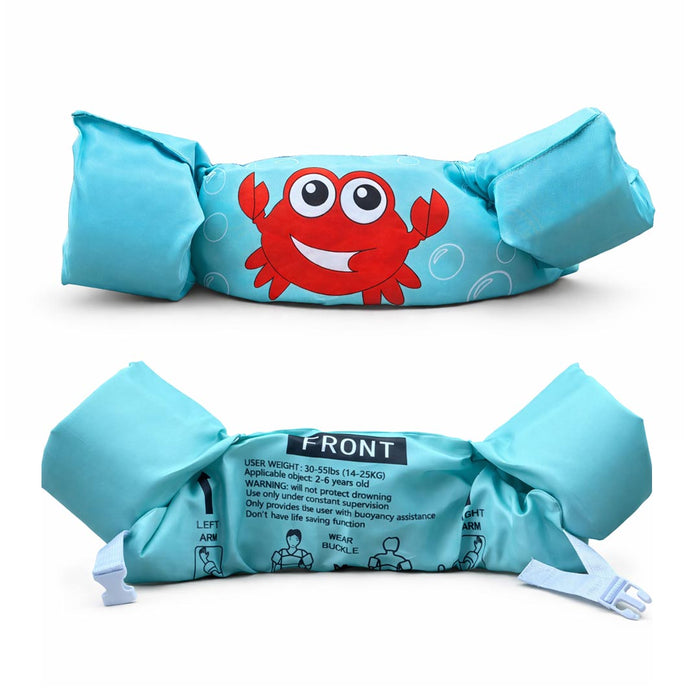 Slovic Kids Swimming Arm Inflated Floating Water Wings with Adjustable Buckle (2–6 Years) | Ideal for Pool & Beach Use