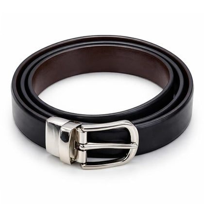 2-in-1 Reversible Leather Belt for Women
