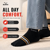 Men's Socks - Set of 3 - Bamboo Fabric - Comfortable Everyday Socks - Multicolour